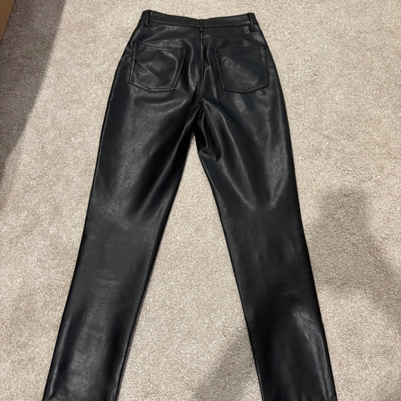Aritzia black Melina leather pant - size 0 - Picture 3 of 3